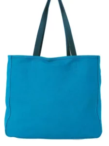Blue Canvas Tote Bag