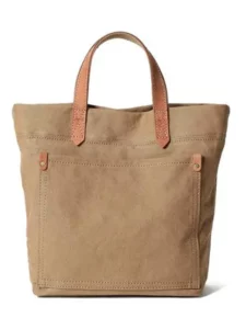 Brown Canvas Tote Bag