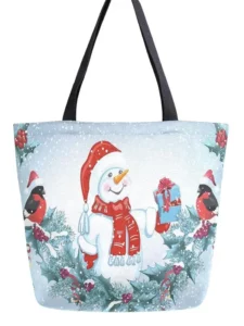 Christmas Canvas Tote Bag