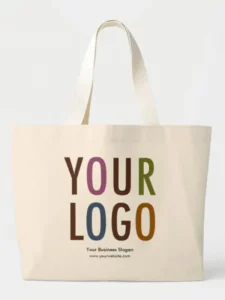 Canvasväskor med tryck och logotyp