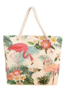 Totebag i canvas med tryck med tryck