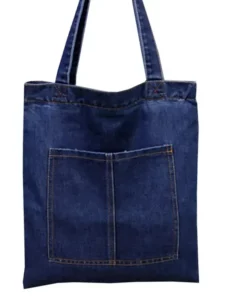 Denim Canvas Tote Bag