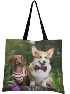 Kutya vászon táska Tote Bag