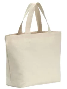 Bolsa de lona de fondo plano