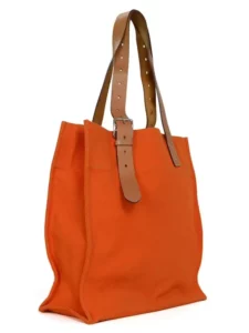 Orange Canvas Tote Bag