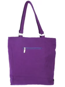 Purple Canvas Tote Bag