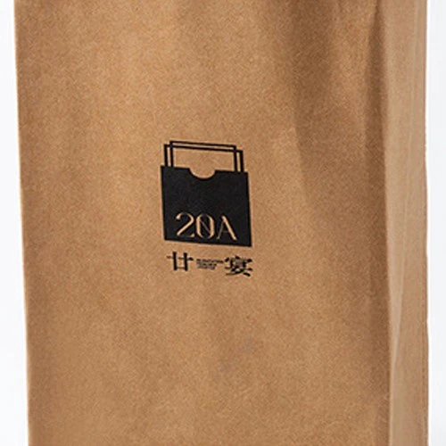 Vaskbar kraftpapirpose med digitaltrykk