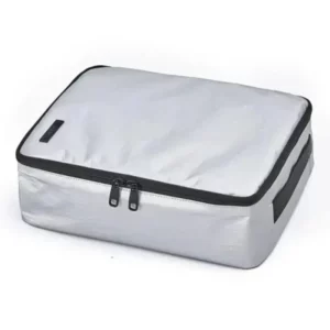 PU coated Tyvek travel storage bag with zipper closure
