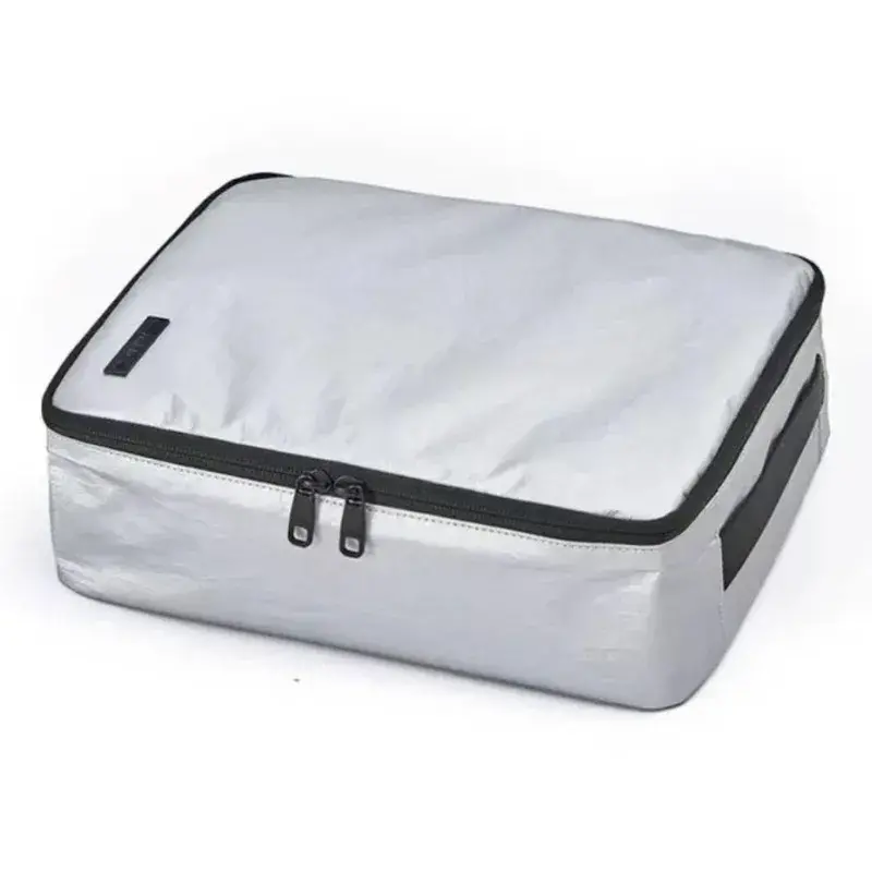 Saco de viagem Tyvek revestido a PU com fecho de correr