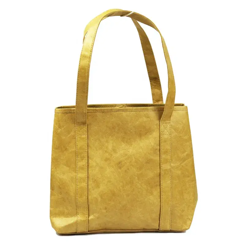 Tasche Tyvek amarelo com pegas duplas