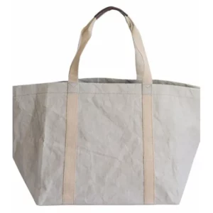 Šedá umývateľná papierová taška