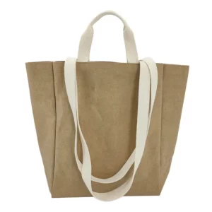 Umývateľná nákupná taška z kraftového papiera A