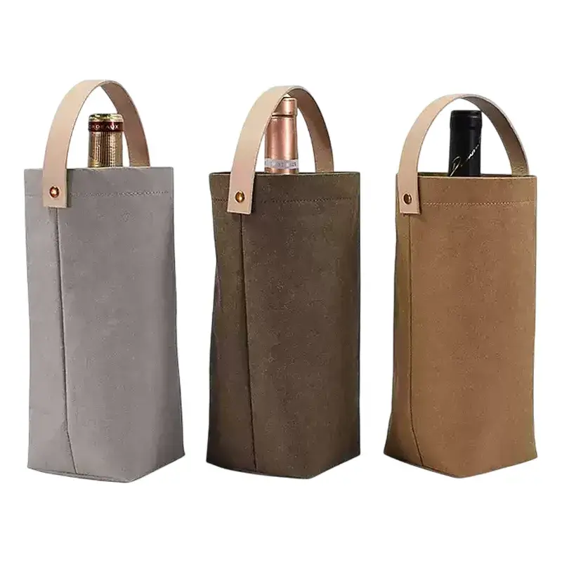 Umývateľné papierové vrecko na víno 1